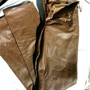 Woman's Hugo Boss lambskin Pants